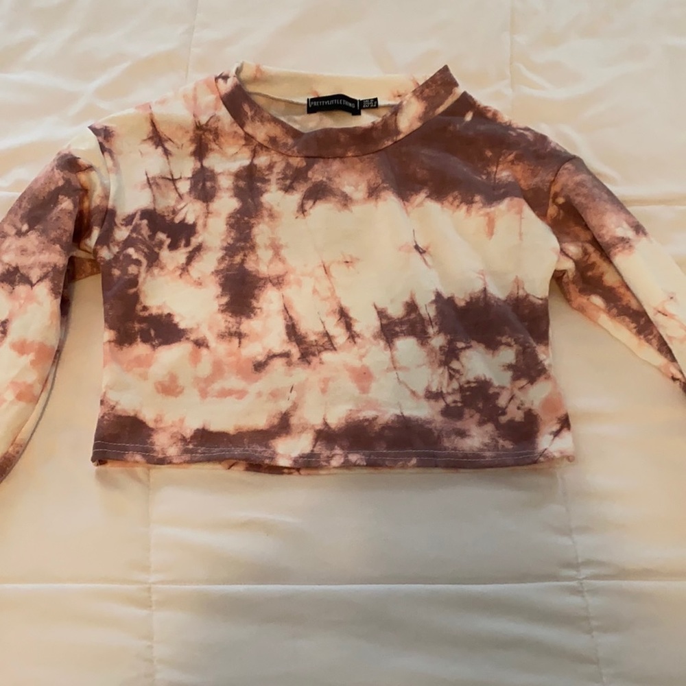 Cropped tie dye